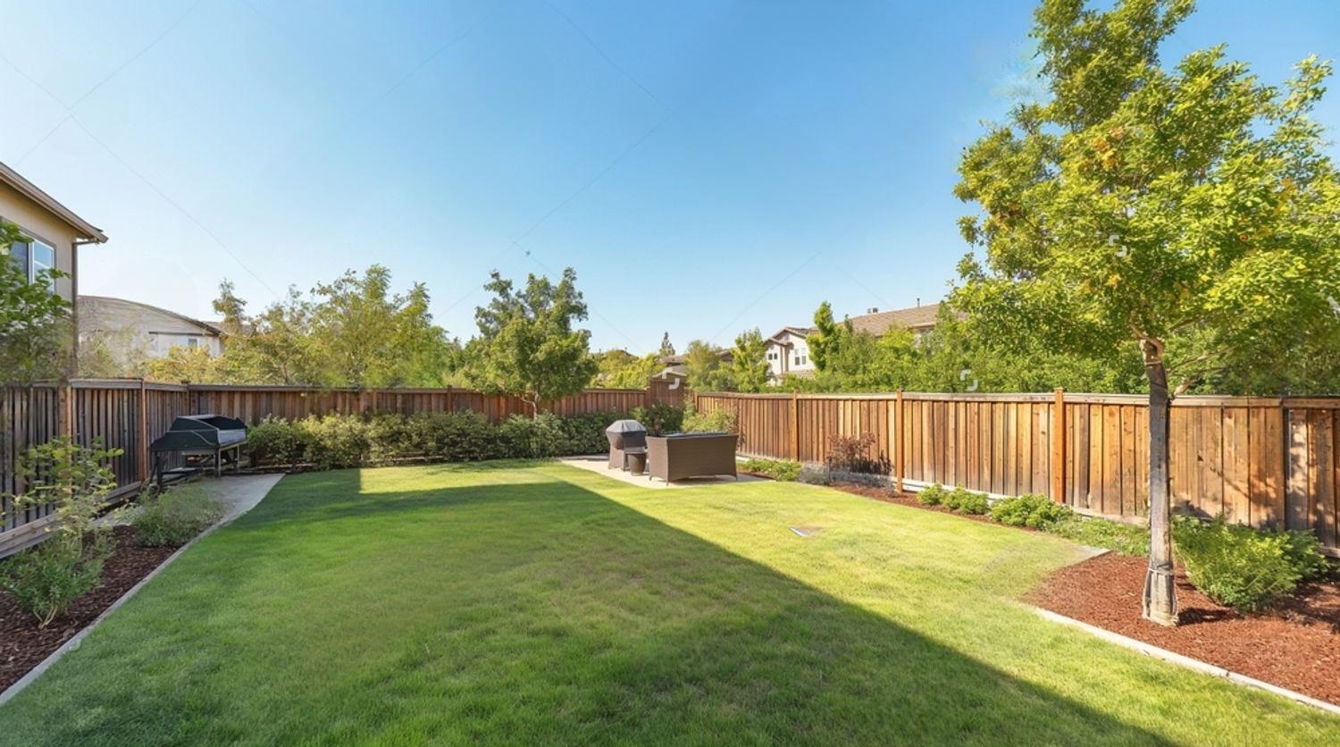 Beautiful Backyard Fence